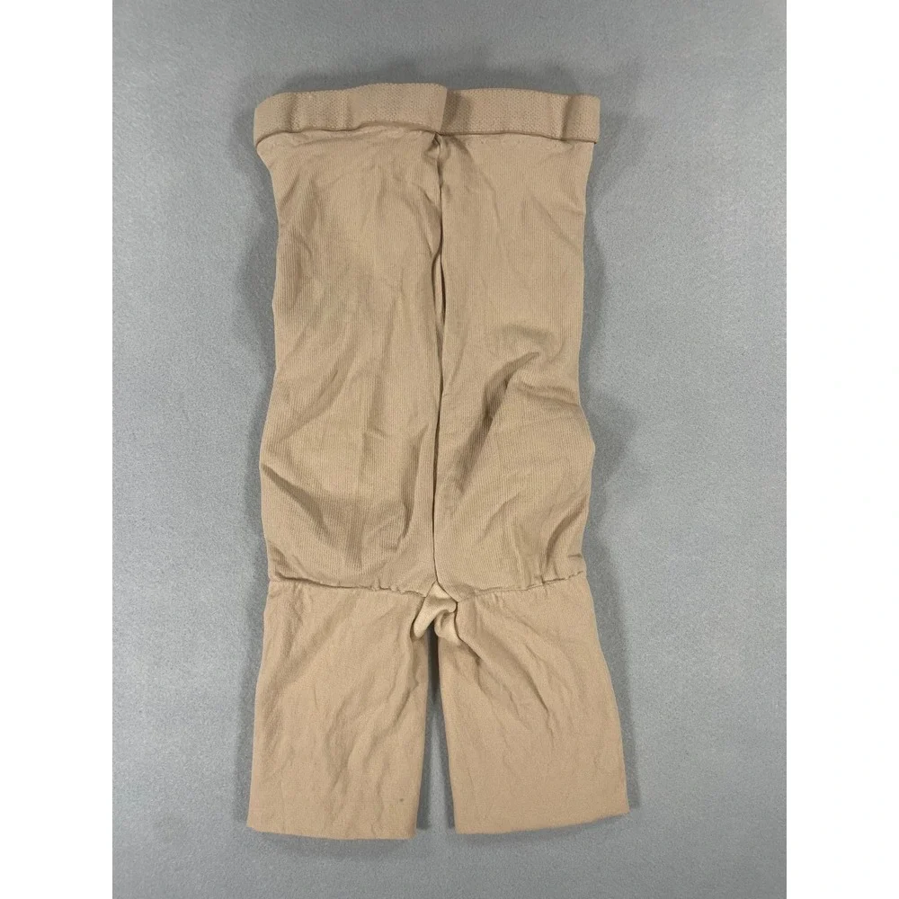 Assets‎ Red Hot Label by Spanx Nude High Waisted Mid Thigh Shaper Size 2 Beige